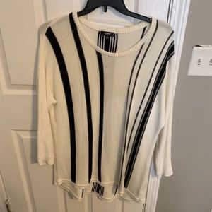 Premise Studio black & white sweater/tunic